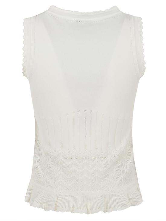 26FW 알렉산더 맥퀸 민소매 티셔츠 876686Q1BH19004 White - ALEXANDER MCQUEEN