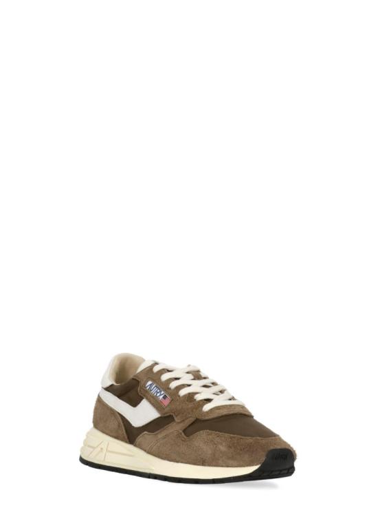26FW 오트리 릴윈드 로우 나일론 스웨이드 스니커즈 WWLMNC39WHT TUNDRA Brown - AUTRY