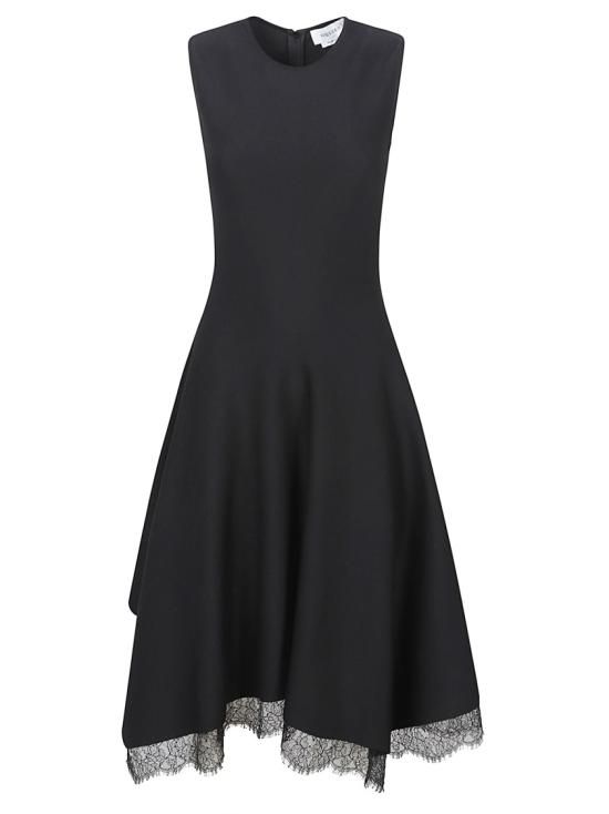 26FW 알렉산더 맥퀸 미디 원피스 876691Q1BH71000 Black