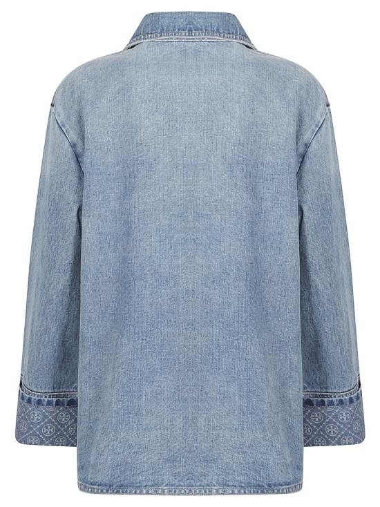 26FW 토리버치 데님 자켓 179125 414 Blue - TORY BURCH