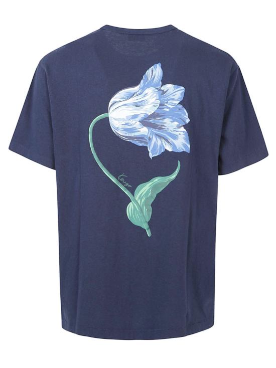 26FW 겐조 반팔 티셔츠 FG65TS293M4SK79 Blue - KENZO