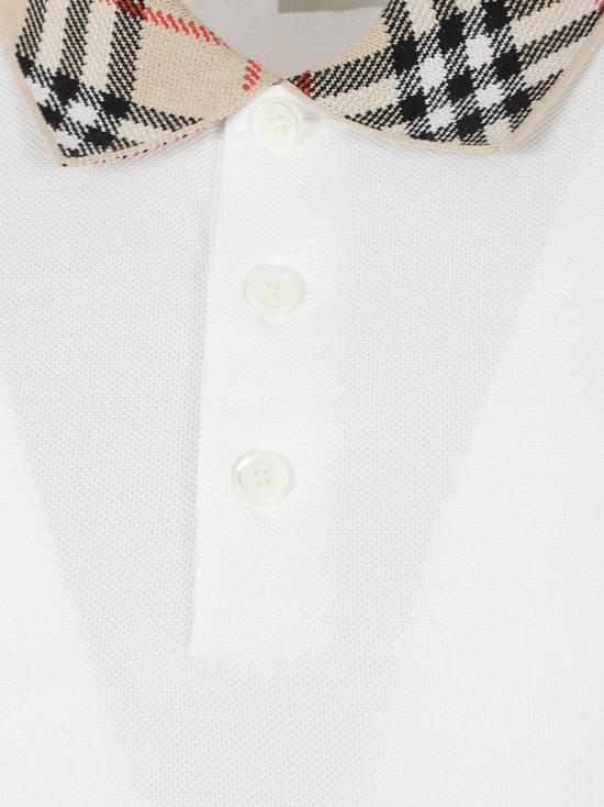26FW 버버리 폴로 티셔츠 8126966 B7078 White - BURBERRY