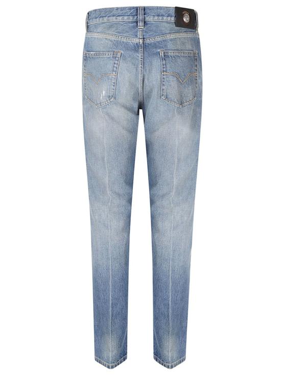 26FW 베르사체 데님 팬츠 10254441A184051D800 Blue - VERSACE