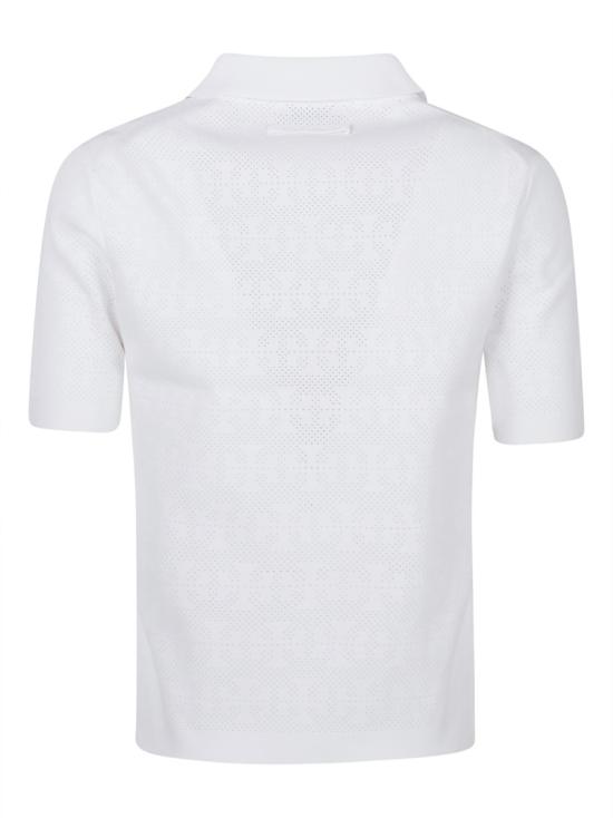 26FW 토리버치 폴로 티셔츠 182085 100 White - TORY BURCH