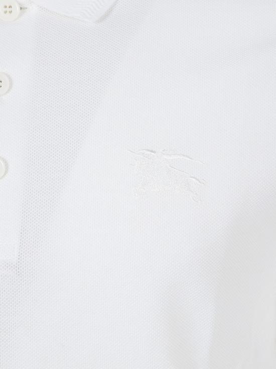 26FW 버버리 코튼 폴로셔츠 8126937 A1464 White - BURBERRY