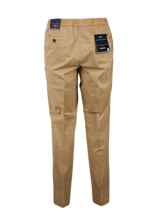 25SS 타미힐피거 팬츠 지퍼 여밈이 있는 편안한 테이퍼드 - TOMMY HILFIGER