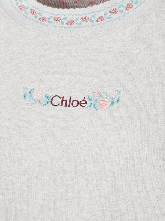 26FW 끌로에 긴팔 티셔츠 CH26AJH2308101N Grey - CHLOE