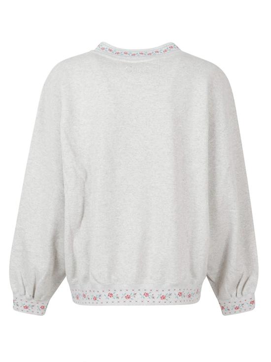 26FW 끌로에 긴팔 티셔츠 CH26AJH2308101N Grey - CHLOE