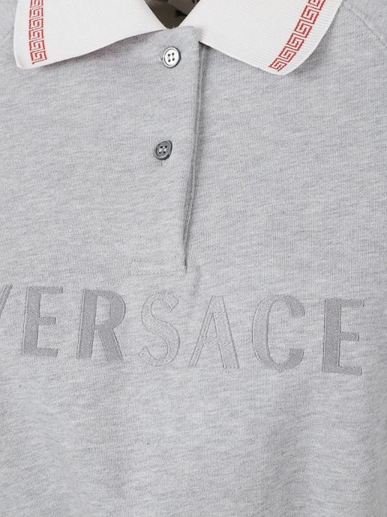 26FW 베르사체 폴로 티셔츠 10260001A187142EQ80 Grey - VERSACE