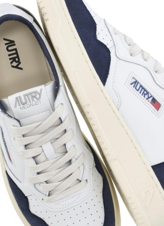 26FW 오트리 메달리스트 로우 스니커즈 AULMFT22WHT DENIM Neutrals - AUTRY