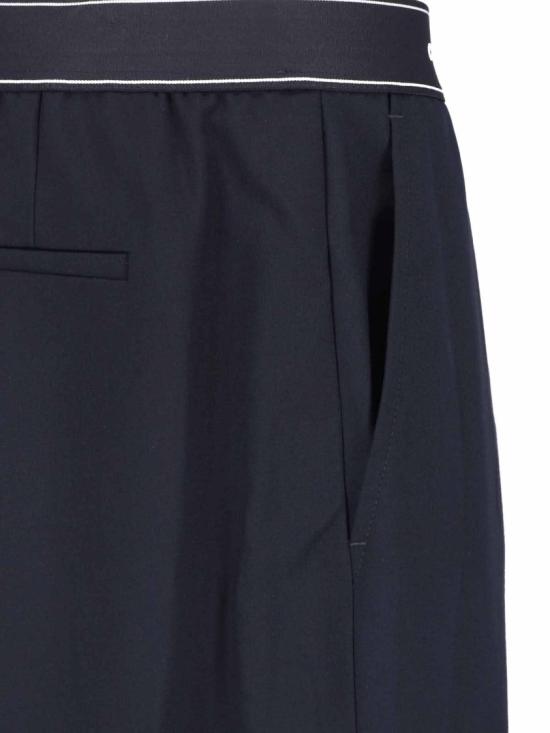 26FW 카사블랑카 스트레이트 팬츠 M PF26 TR 483 01BLACK - CASABLANCA