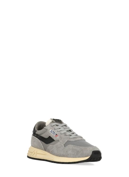 26FW 오트리 릴윈드 로우 나일론 스웨이드 스니커즈 WWLMUT53PLUMBEO BLK Grey - AUTRY