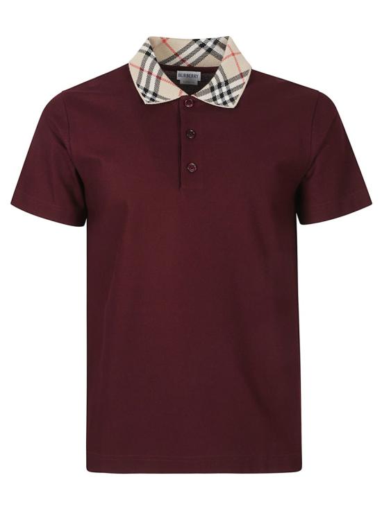 26FW 버버리 폴로 티셔츠 8127677 C5335 Burgundy