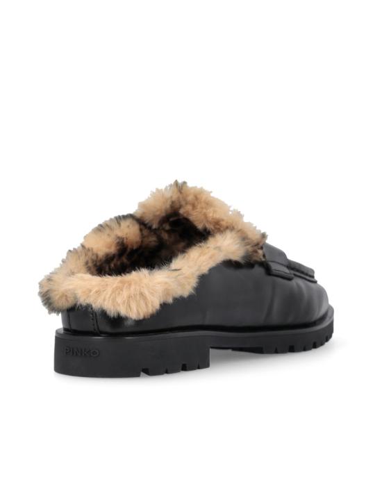 26FW 핑코 뮬/슬리퍼 6261514 Black - PINKO
