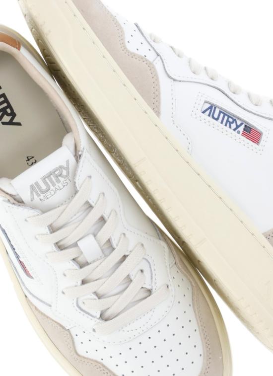 26FW 오트리 메달리스트 로우 스니커즈 AULMLS16WHT LION White - AUTRY
