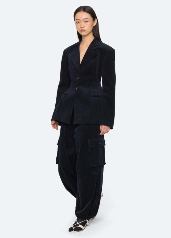  씨뉴욕 스트레이트 팬츠 AW26 085 BLUE - SEA NY