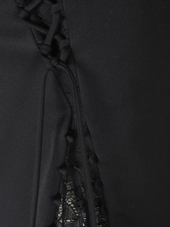 26FW 알렉산더 맥퀸 미디 스커트 A00047QJAAC1000 Black - ALEXANDER MCQUEEN