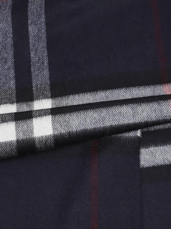 26FW 버버리 체크 캐시미어 머플러 8112641 A1249 Black - BURBERRY