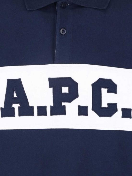 26FW 아페쎄 폴로 티셔츠 COHRU H26633IAK Blue - A.P.C.