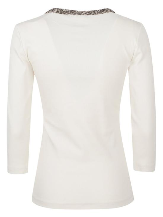 26FW 파비아나 필리피 긴팔 티셔츠 JED216F111M3370145 White - FABIANA FILIPPI