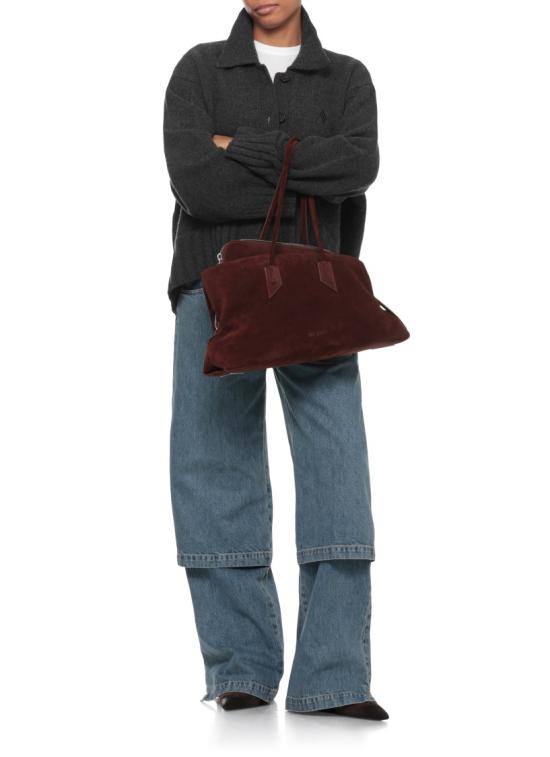 26FW 디 아티코 라 파세지아타 미디엄 탑 핸들 백 250WAH00054LBT007AA850 Black - THE ATTICO