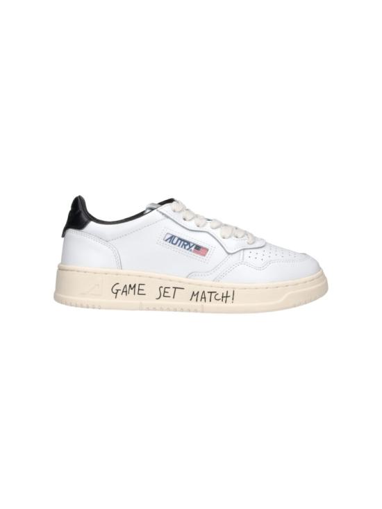 26FW 오트리 메달리스트 로우 레더 스니커즈 AULWML02 White