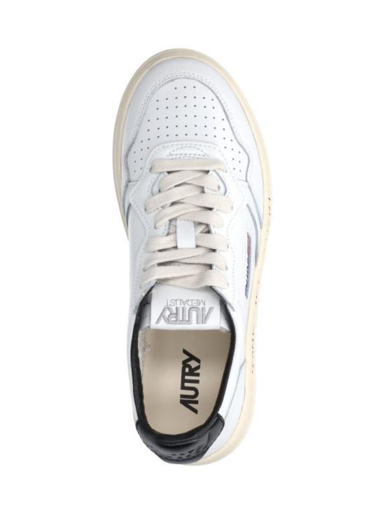 26FW 오트리 메달리스트 로우 레더 스니커즈 AULWML02 White - AUTRY