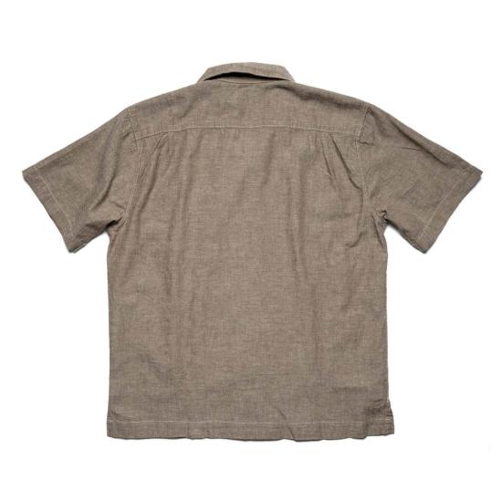  프리노트 클로스 반팔 셔츠 카유코스 반팔 더스티 브라운 - FREENOTE CLOTH