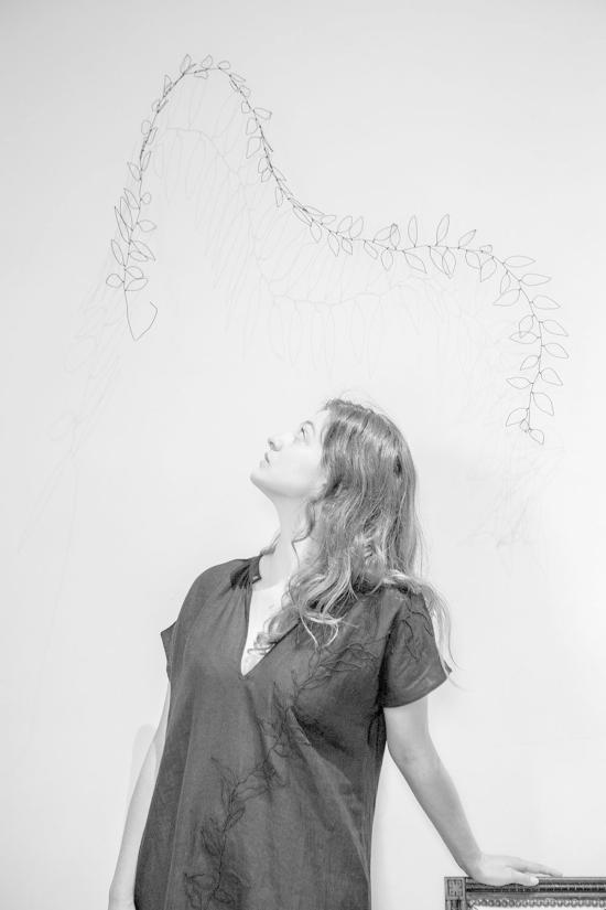  에리카 타노브 롱 원피스 에리카 타노프 수키 자수 린넨 드레스 - ERICA TANOV
