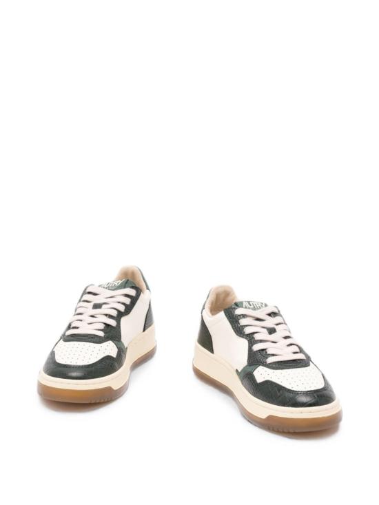 26FW 오트리 메달리스트 로우 레더 스니커즈 AULW CZ02 Green - AUTRY