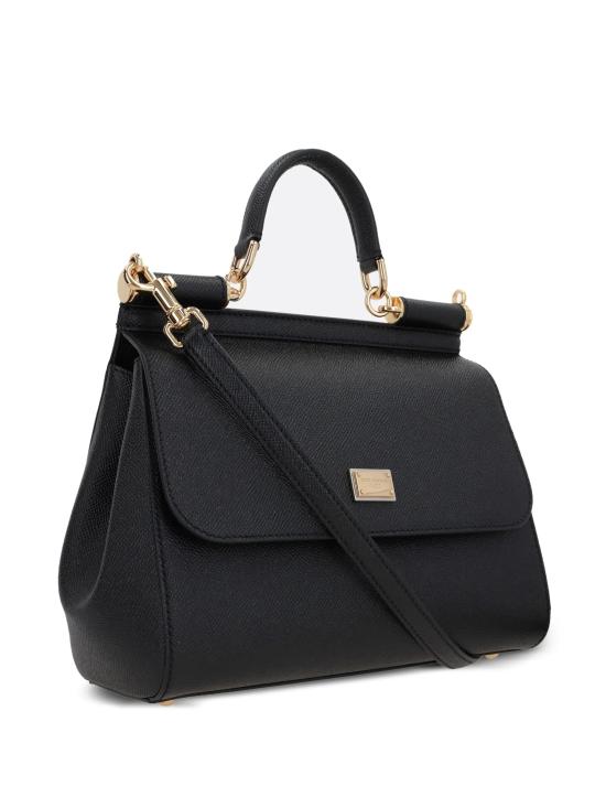 26FW 돌체앤가바나 라지 시실리 핸드백 BB6002B1001 80999 Nero - DOLCE & GABBANA