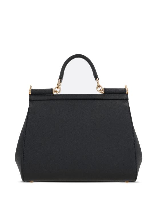 26FW 돌체앤가바나 라지 시실리 핸드백 BB6002B1001 80999 Nero - DOLCE & GABBANA
