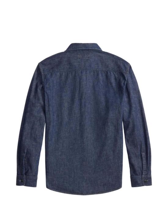  더블알엘 긴팔 셔츠 Rrl 2x2 Craftsman 셔츠 인디고 - RRL