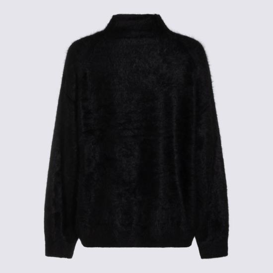 26FW 톰크롬 스웨터 WK15603 11 Black - THOM KROM