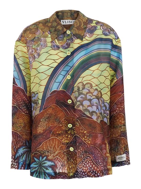 26FW VLISCO DIALOGUES 블라우스 VDAW00034RAINBOWPRINT Multicolor