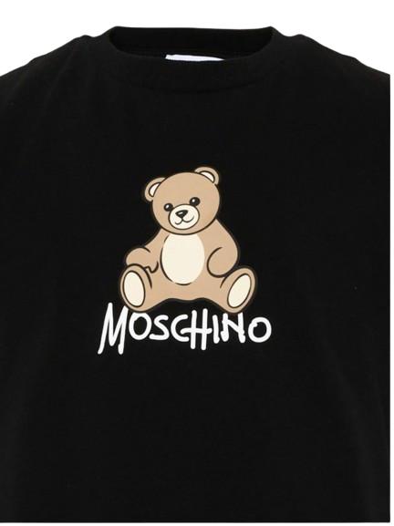 26FW 모스키노 반팔 티셔츠 HNM05V LAA10 60100 BLACK - MOSCHINO