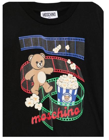 26FW 모스키노 반팔 티셔츠 HPM05W LAA10 60100 BLACK - MOSCHINO