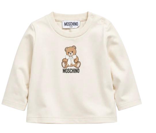 26FW 모스키노 반팔 티셔츠 MTO014 LAA10 20404 BEIGE