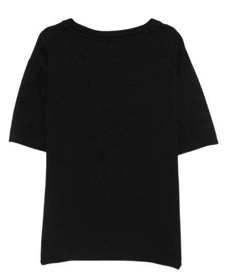 26FW [키즈] 모스키노 티셔츠 H1M060 LBA11 60100 Black - MOSCHINO