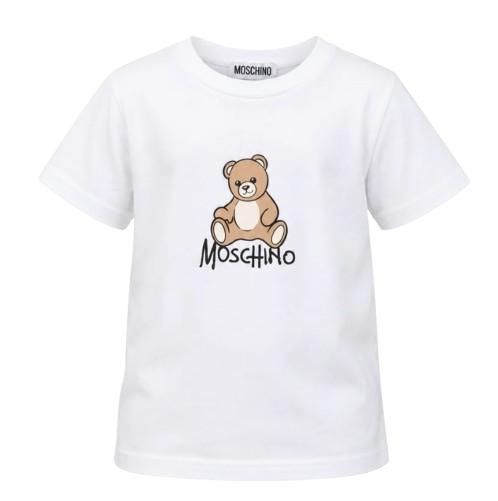 26FW 모스키노 반팔 티셔츠 HNM05V LAA10 10101 White