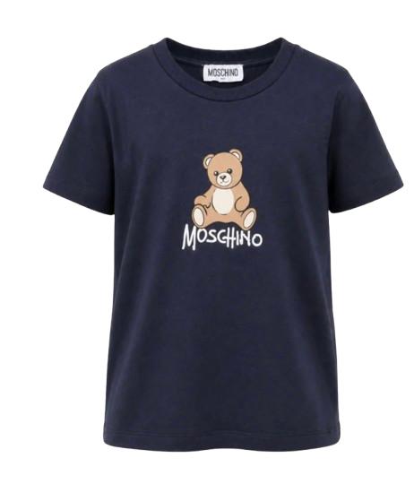 26FW 모스키노 반팔 티셔츠 HNM05V LAA10 40016 NAVY BLUE