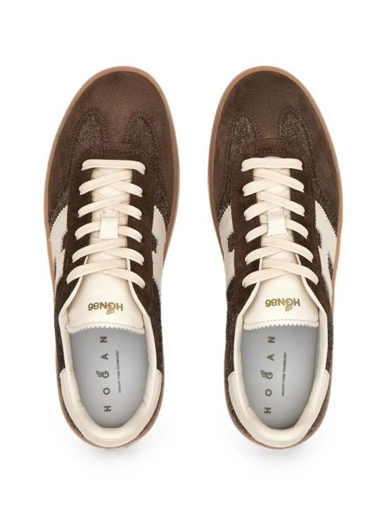 26FW 호간 쿨 스니커즈 HXM6470FB60VGZ 690J BROWN WHITE - HOGAN