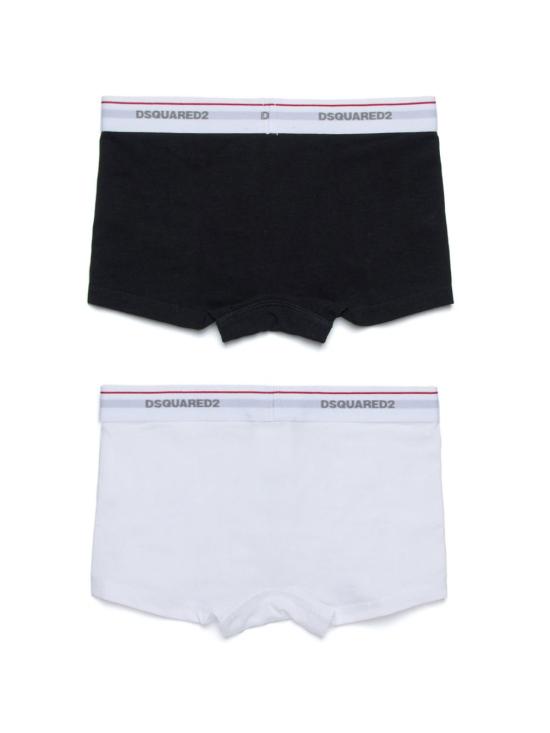 26FW [키즈] 디스퀘어드2 팬티 DQ2479D008J DQC25 Nero - DSQUARED2
