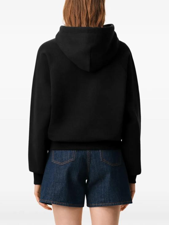 26FW 아미 코튼 드 하트 후드 USW758 747 001 Black - AMI