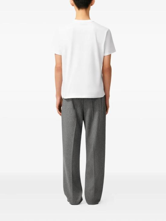 26FW 아미 스몰 하트 로고 라이트 코튼 저지 티셔츠 HTS346 724 100 White - AMI