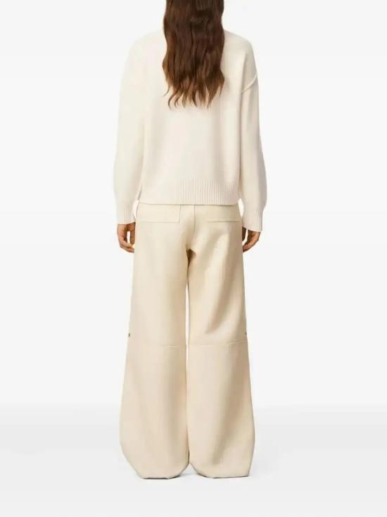 26FW 아미 빅 하트 울 크루넥 스웨터 UKS838 018 151 OFF WHITE BLACK - AMI