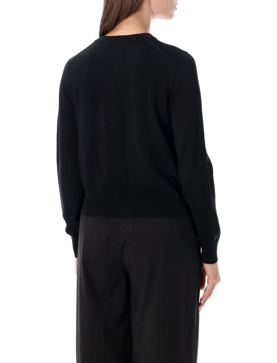 26SS 메종키츠네 베이비 폭스 메리노 레귤러 가디건 PW00502KT1181 P199 NERO - MAISON KITSUNE