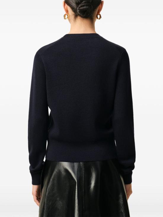 26FW 아미 ADC 자수 크루넥 스웨터 FKS826 001414 NAVY - AMI