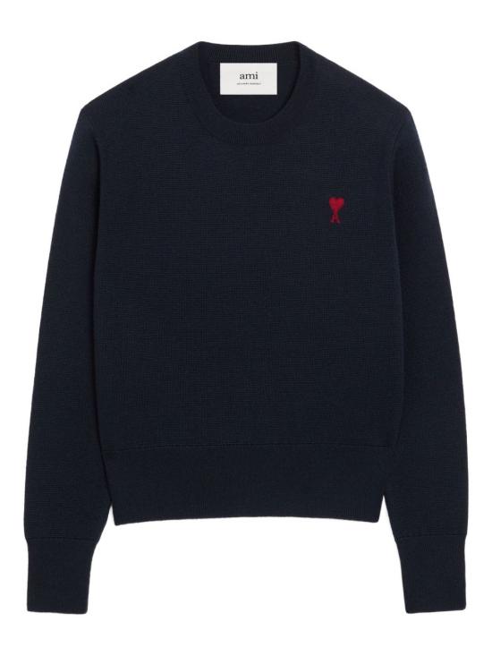 26FW 아미 ADC 자수 크루넥 스웨터 FKS826 001414 NAVY