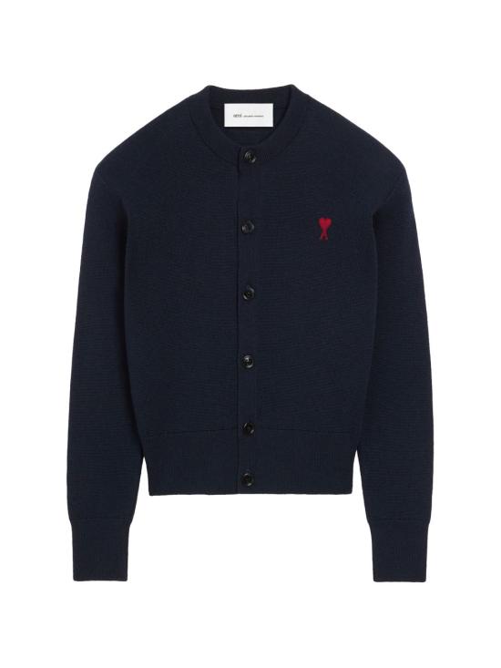 26FW 아미 크루넥 울 가디건 FKC361 001414 NAVY